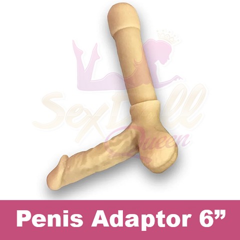 Penisadapter 6" (darf nicht ohne Sexpuppe verkauft werden)