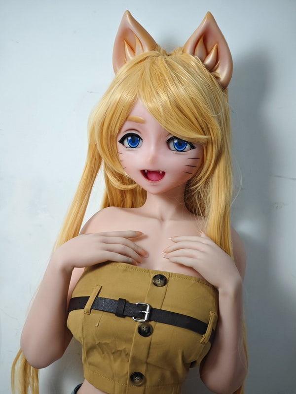 Kako Motoko: 148cm Furry Silicone Sex Doll-Elsababe Doll