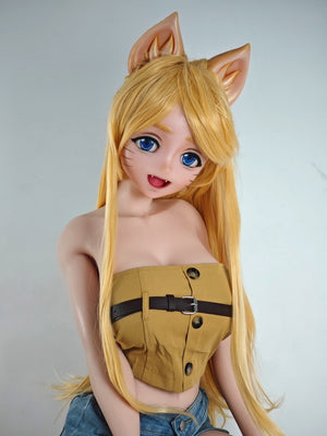 Kako Motoko: 148cm Furry Silicone Sex Doll-Elsababe Doll