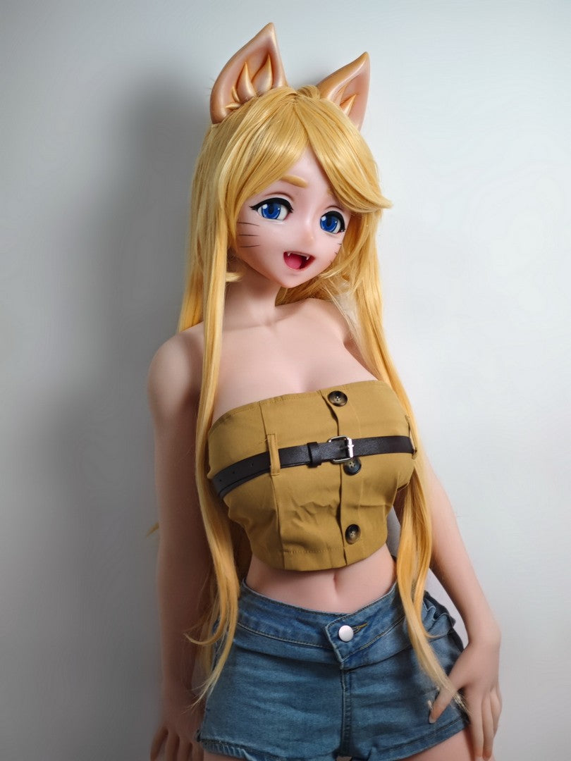 Kako Motoko: 148cm Furry Silicone Sex Doll-Elsababe Doll