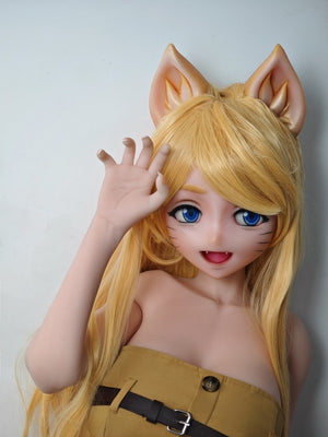 Kako Motoko: 148cm Furry Silicone Sex Doll-Elsababe Doll