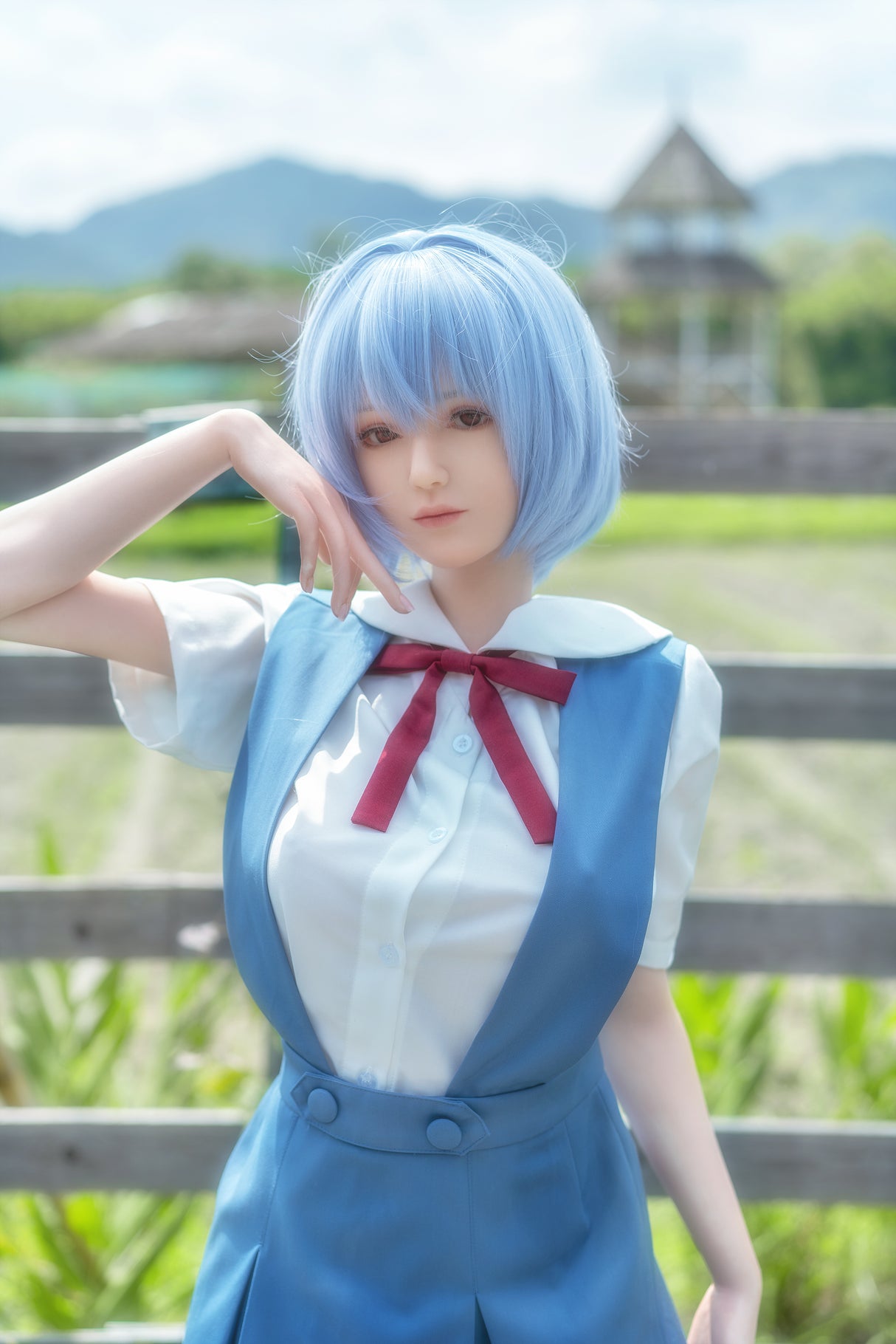 Ayanami: 156cm F-cup Anime Silicone Sex Doll-Game Lady