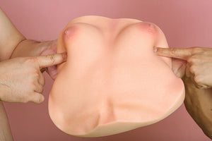 B-61(Cinnamon): Climax Sex Doll Breast Torso(Silicone)