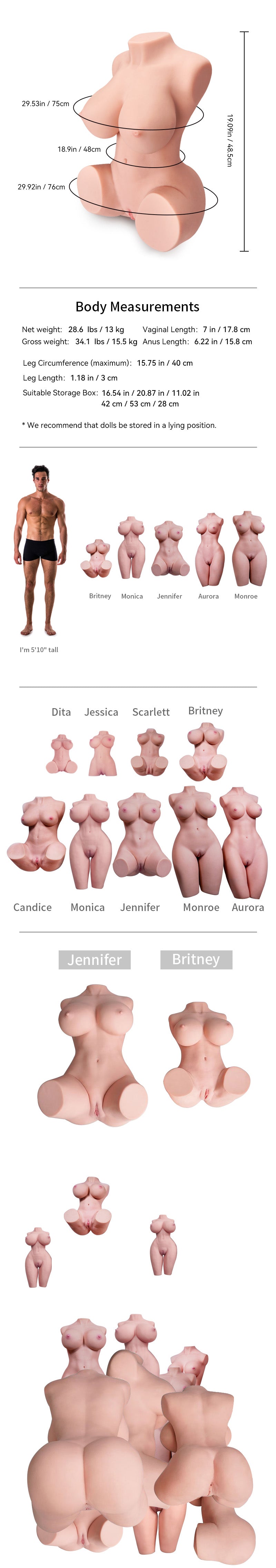 Britney Wheat 2.0: Tantaly Sex Doll Torso (Ready to Ship North America) Five LEFT