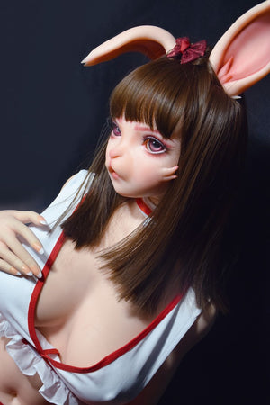 Aida Rina: 150cm Furry Silicone Sex Doll-Elsababe Doll