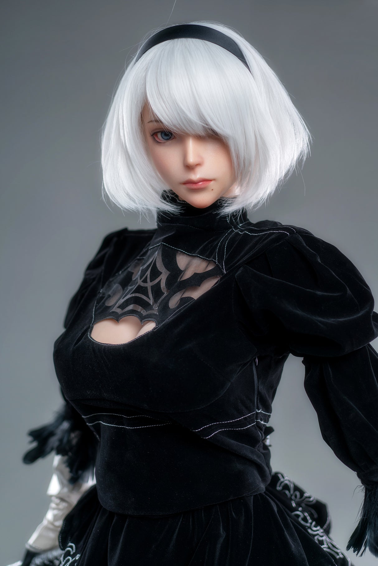 YoRHa No.2 Type B (Full Silicone) : Game Lady White Sex Doll(Lady-18)