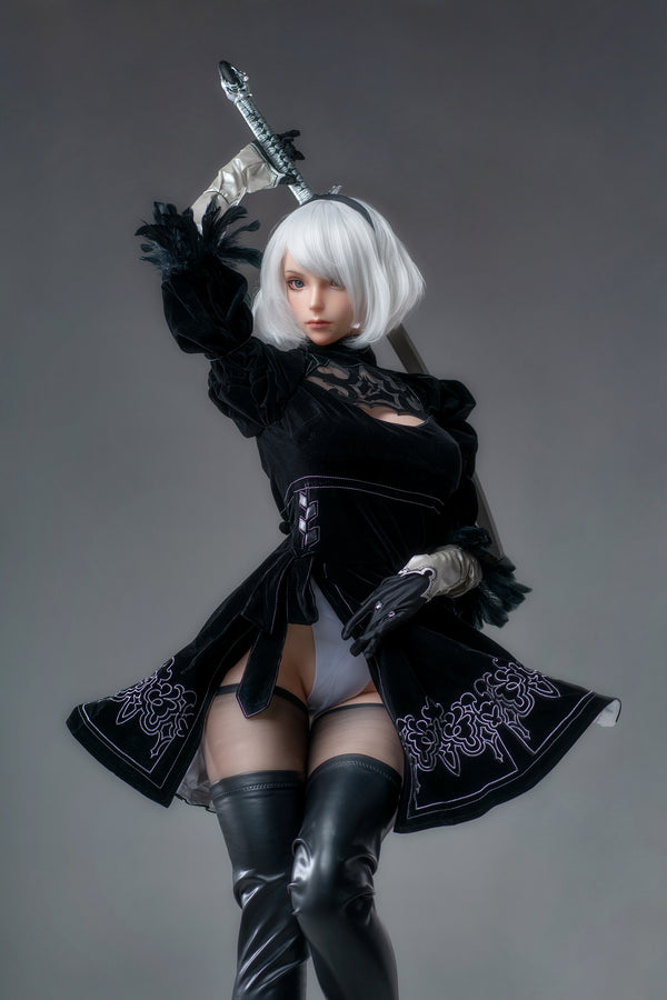 YoRHa No.2 Type B (Full Silicone) : Poupée sexuelle blanche Game Lady (Lady-18)