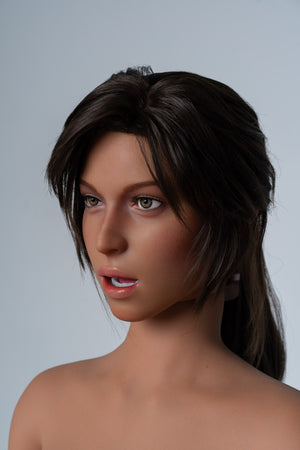 Lara Croft: 166cm E-cup Anime Silicone Sex Doll-Game Lady-ROS Head