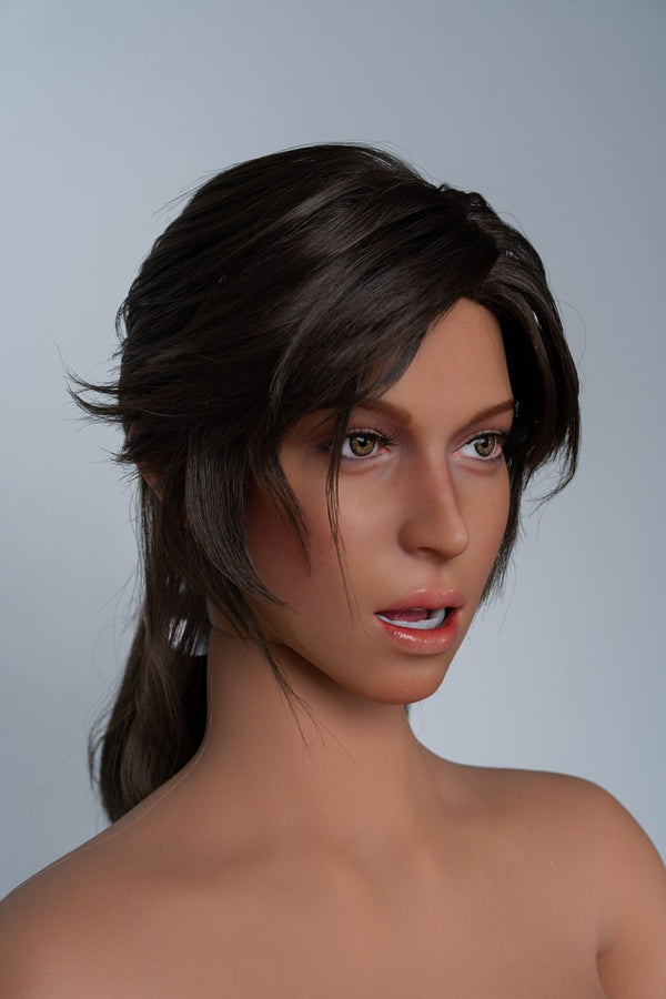 Lara Croft: 166cm E-cup Anime Silicone Sex Doll-Game Lady-ROS Head