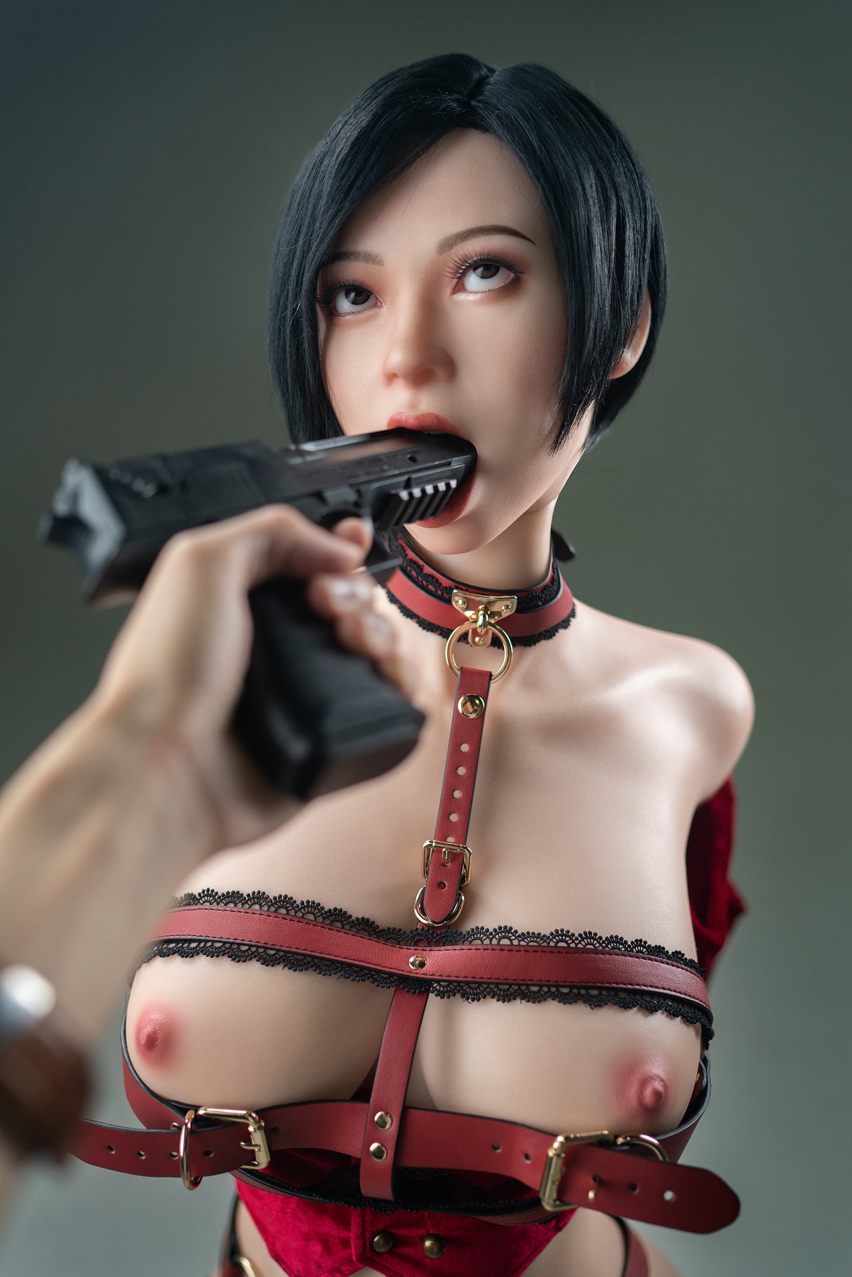 Ada Wang V2(Full Silicone) : Game Lady White Sex Doll(Lady-21)