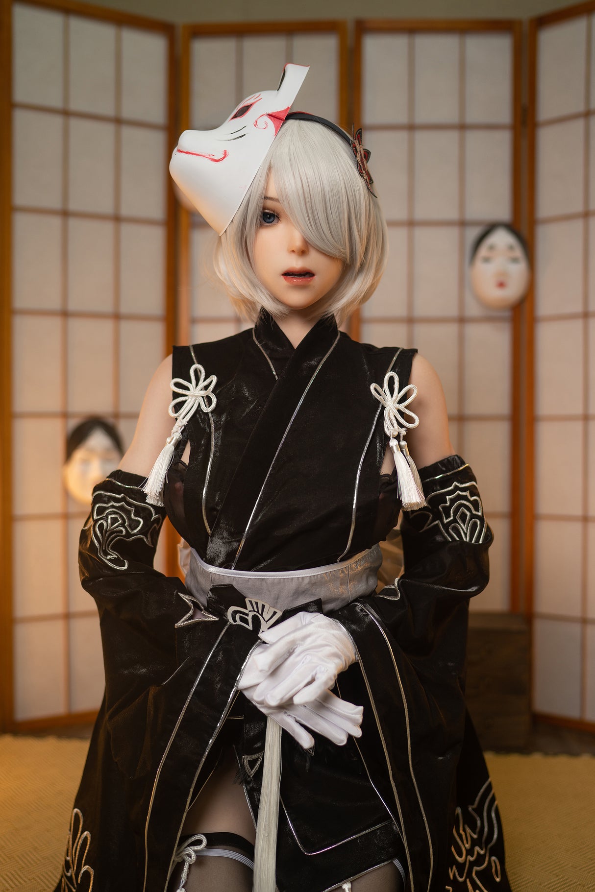 YoRHa: 171cm G-cup Anime Silicone Sex Doll-Game Lady-ROS Head