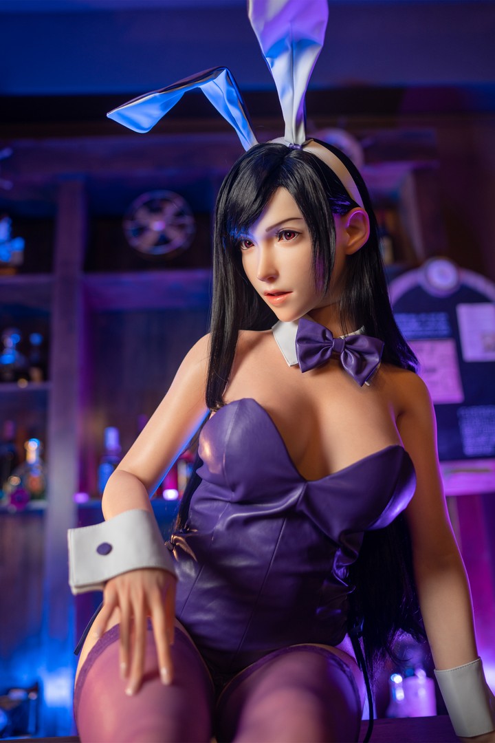 Tifa: 167cm D-cup Anime Silicone Sex Doll-Game Lady-ROS Head