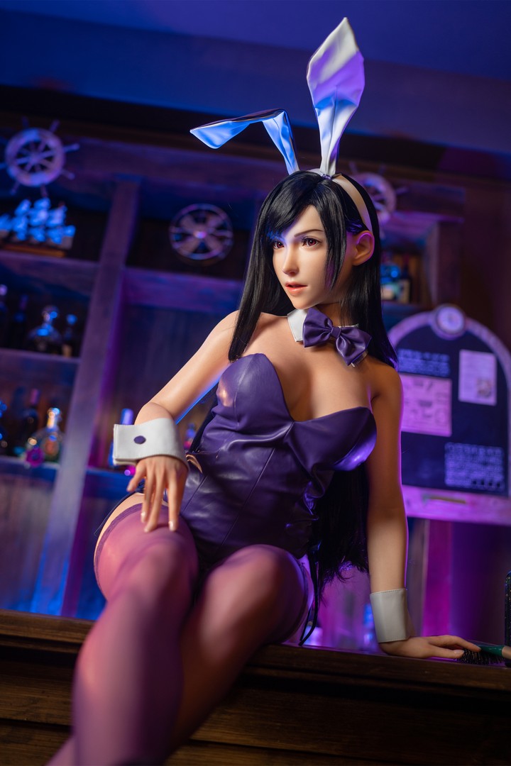 Tifa: 167cm D-cup Anime Silicone Sex Doll-Game Lady-ROS Head