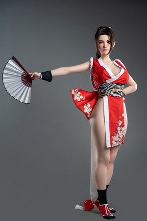 Mai Shiranui: 165cm F-Cup Anime Silicone Sex Doll-Game Lady