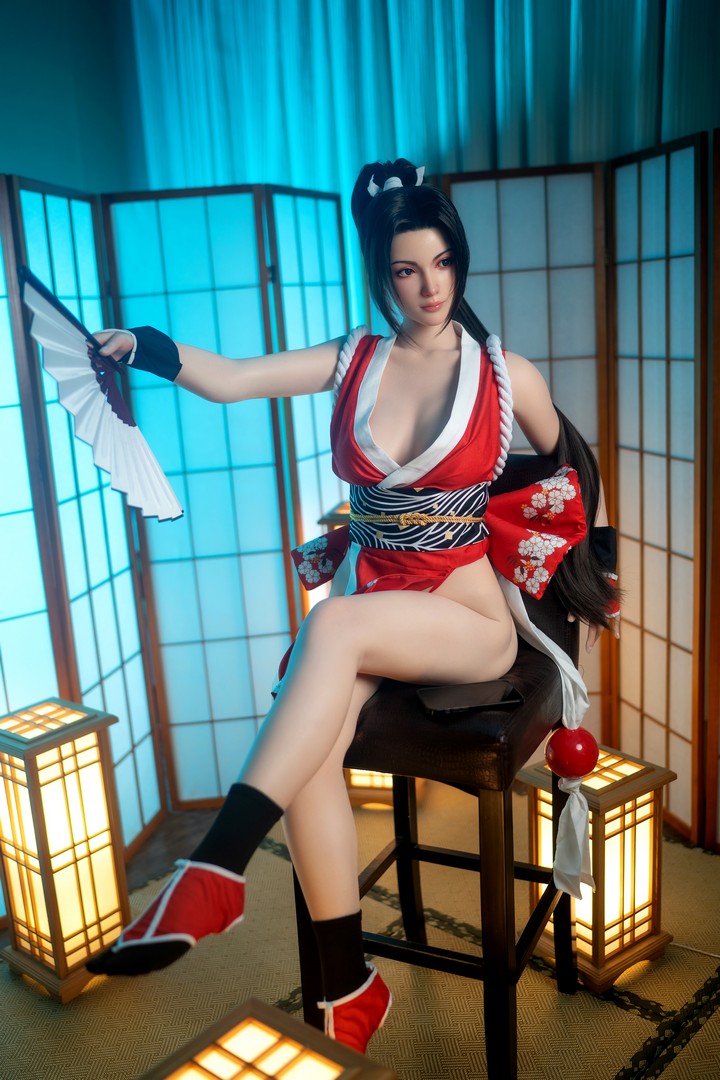 Mai Shiranui: 168cm E-cup Anime Silicone Sex Doll-Game Lady