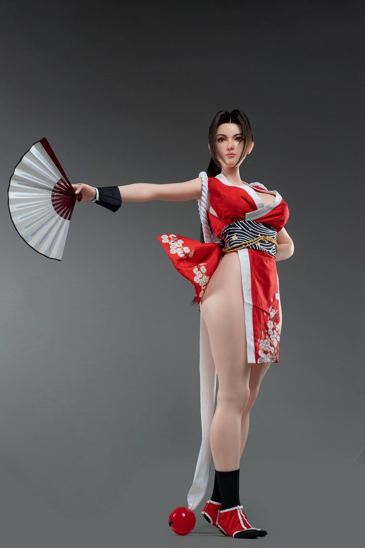 Mai Shiranui: 165cm F-Cup Anime Silicone Sex Doll-Game Lady