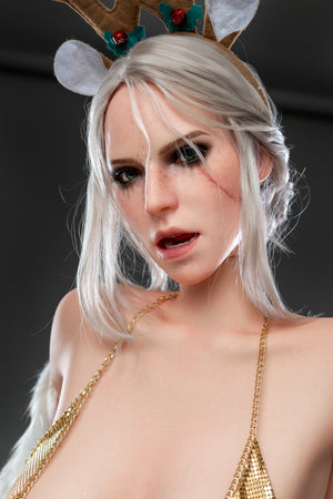 Ciri: 168cm D-cup Anime Silicone Sex Doll-Game Lady-ROS Head