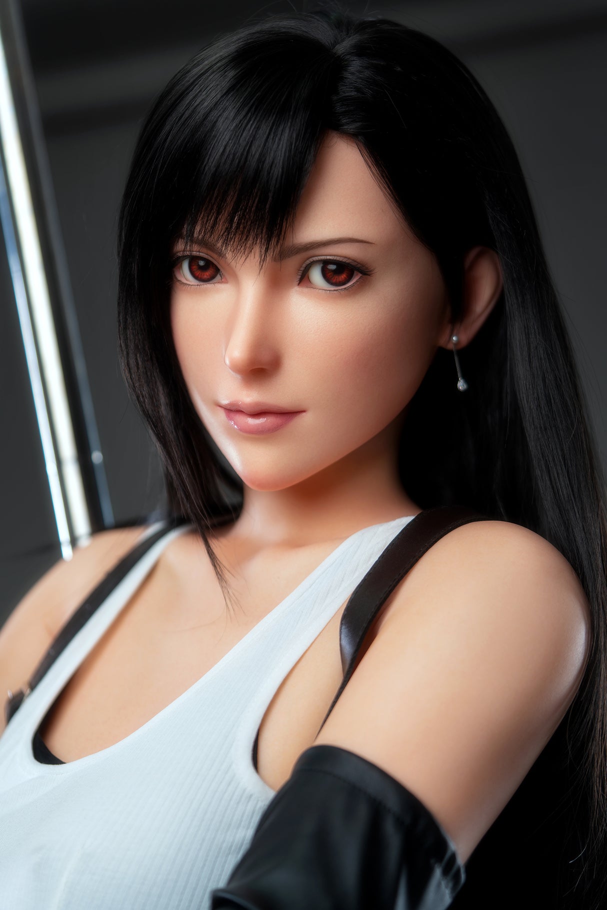 Tifa V2 (Full Silicone) : Poupée sexuelle blanche Game Lady (Lady-15)