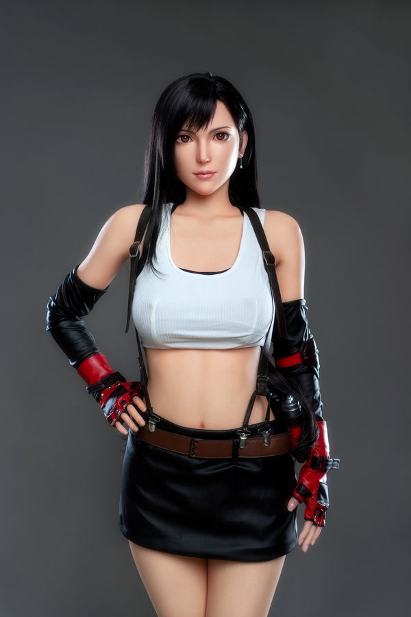 Tifa V2 (Full Silicone) : Poupée sexuelle blanche Game Lady (Lady-15)