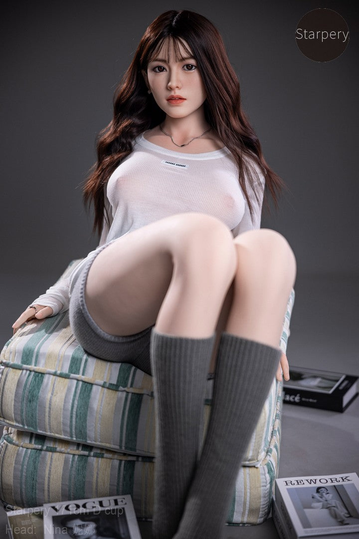 Nina: 171cm D-Cup Realistic Silicone Sex Doll-Starpery