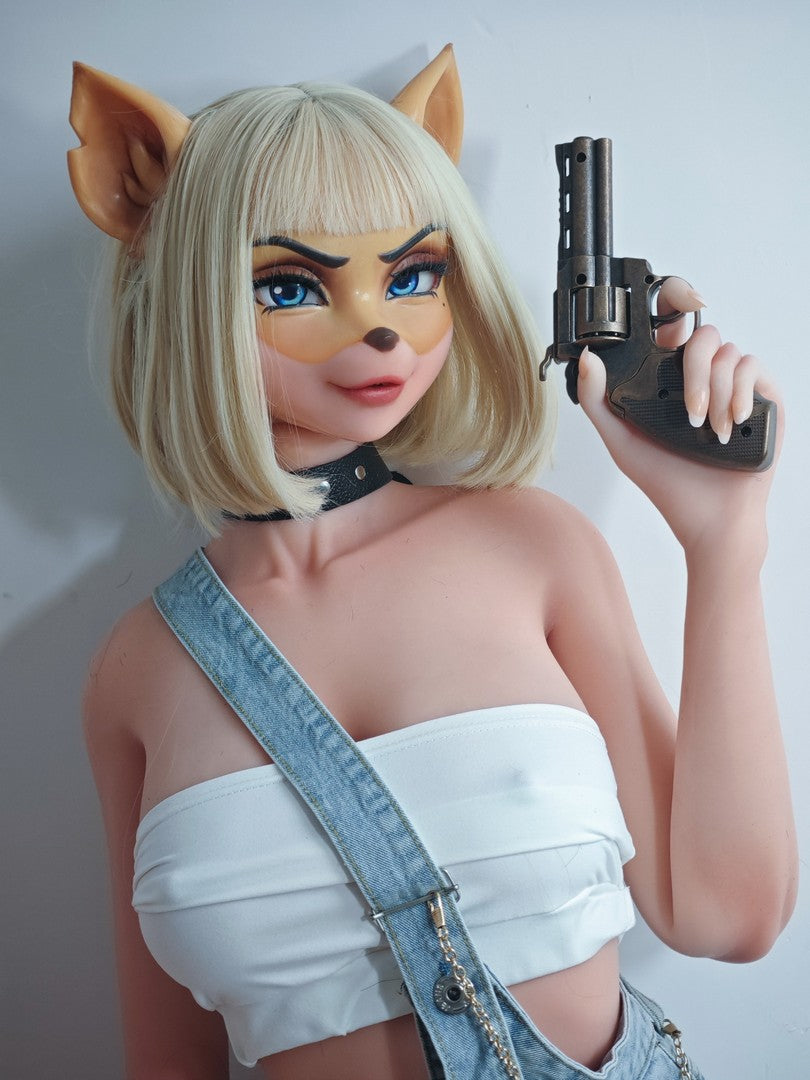 Zana Fox: 165cm Furry Silicone Sex Doll-Elsababe Doll