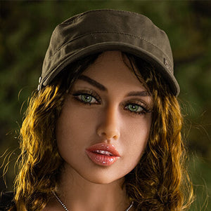 Funwest Doll Extra Silicone Head w/ Implanted Hair Add-on (Not to Be Sold Without Sex Doll)