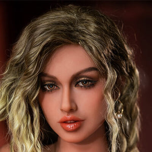 Funwest Doll Extra Silicone Head w/ Implanted Hair Add-on (Not to Be Sold Without Sex Doll)