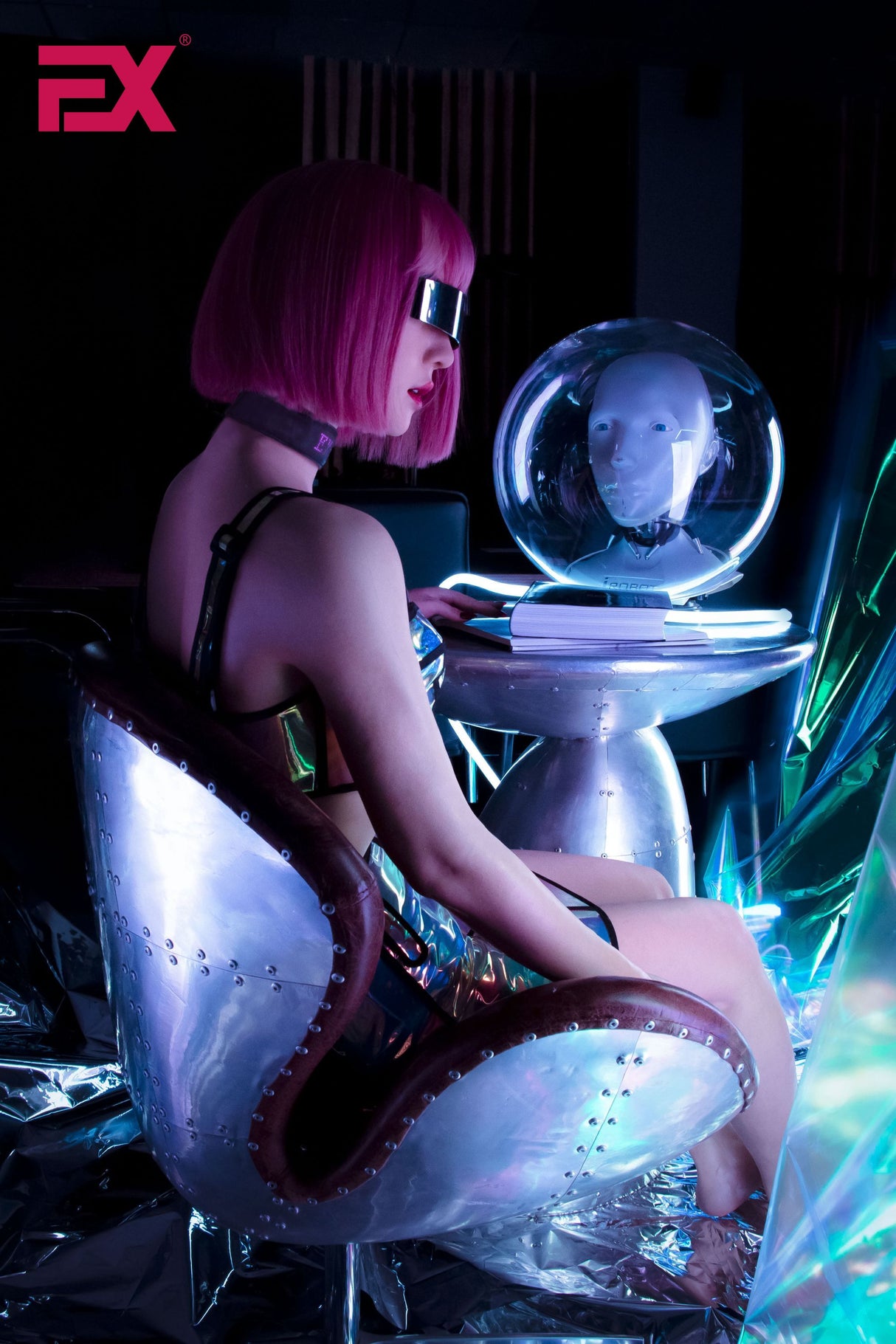 Jie - Cyberpunk (Full Silicone) : Poupée sexuelle asiatique EX Doll (RealClone)