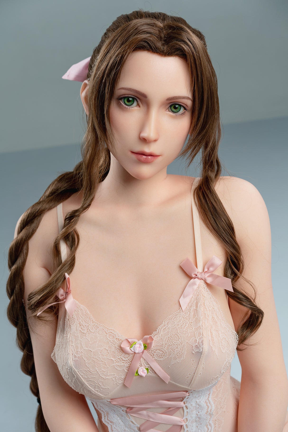 Aerith V2 (Full Silicone) : Poupée sexuelle asiatique Game Lady (Lady-4)