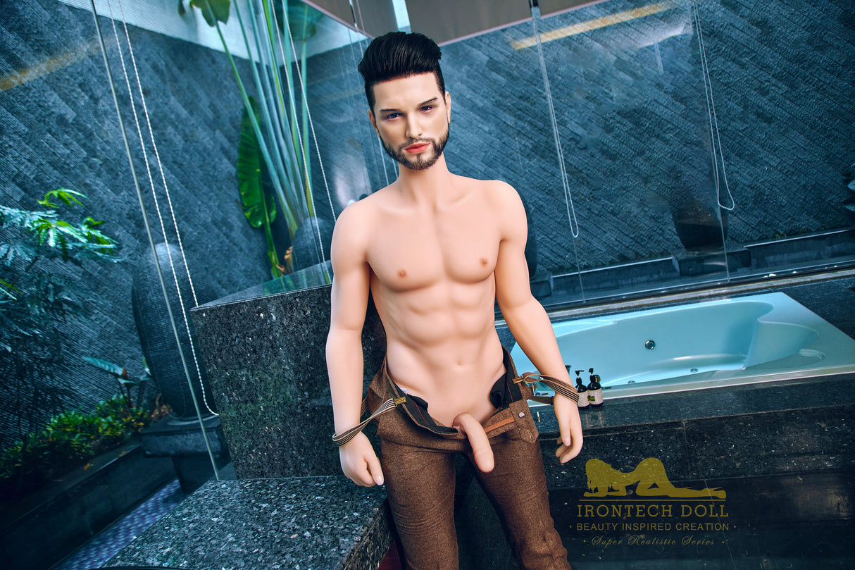 Kevin: 162cm Silicone Head &TPE Body Sex Doll