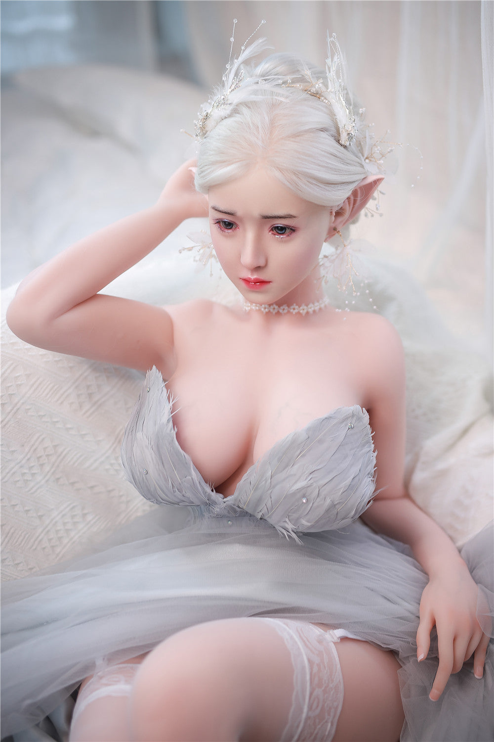 JingYa (tête en silicone) : poupée sexuelle asiatique JYDoll