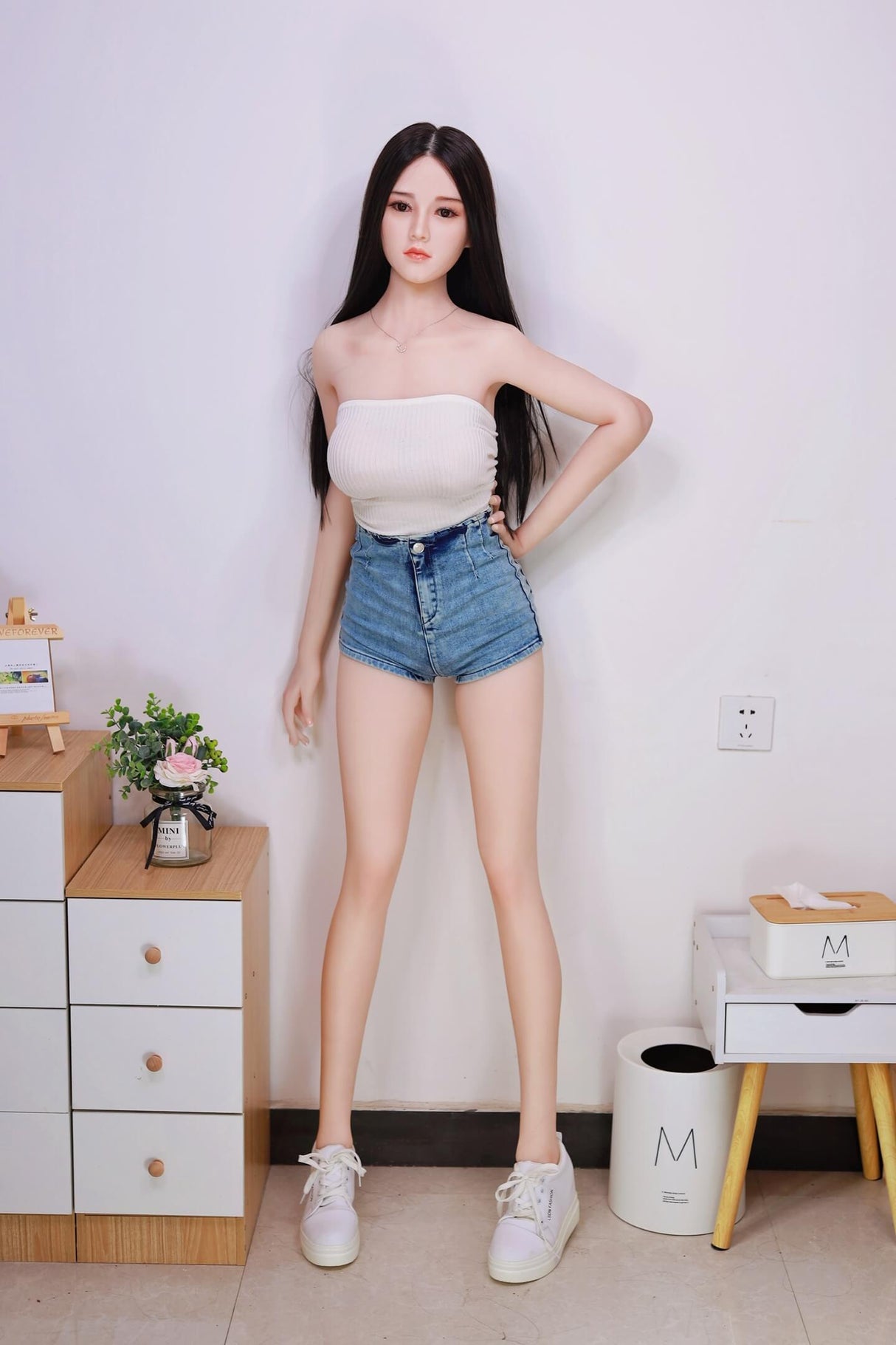 H1 (tête en silicone) : poupée sexuelle asiatique JYDoll