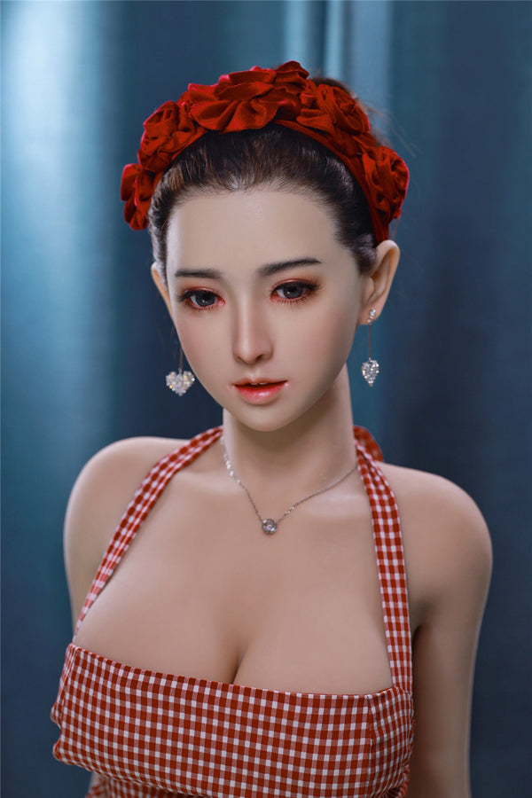 XiuJie (tête en silicone) : poupée sexuelle asiatique JYDoll