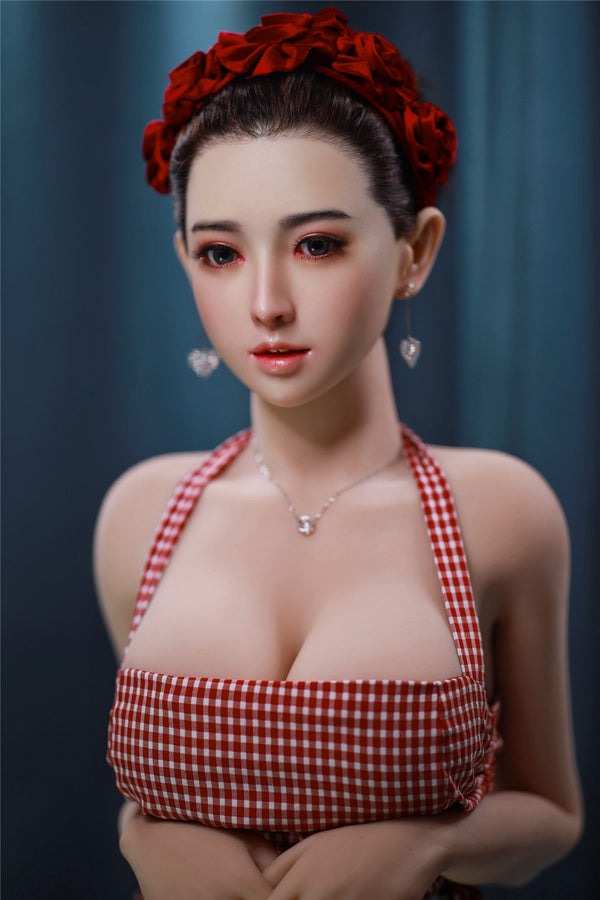 XiuJie (tête en silicone) : poupée sexuelle asiatique JYDoll