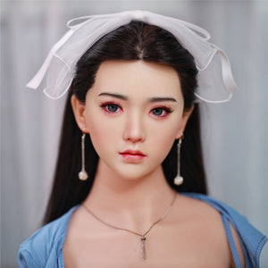 L.qi (Silikonkopf): JYDoll Asiatische Sexpuppe