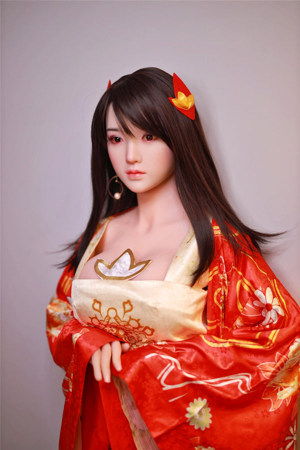 JingJing (tête en silicone) : poupée sexuelle asiatique JYDoll