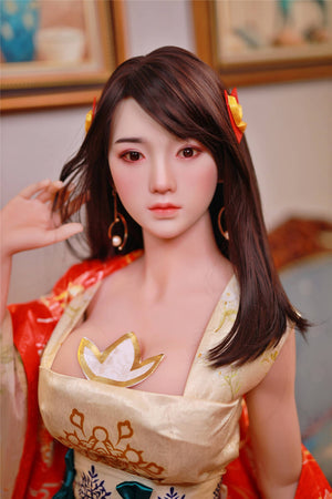 JingJing (tête en silicone) : poupée sexuelle asiatique JYDoll