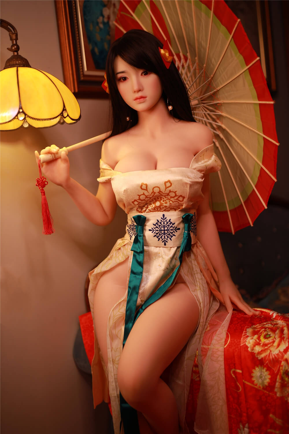 JingJing (tête en silicone) : poupée sexuelle asiatique JYDoll