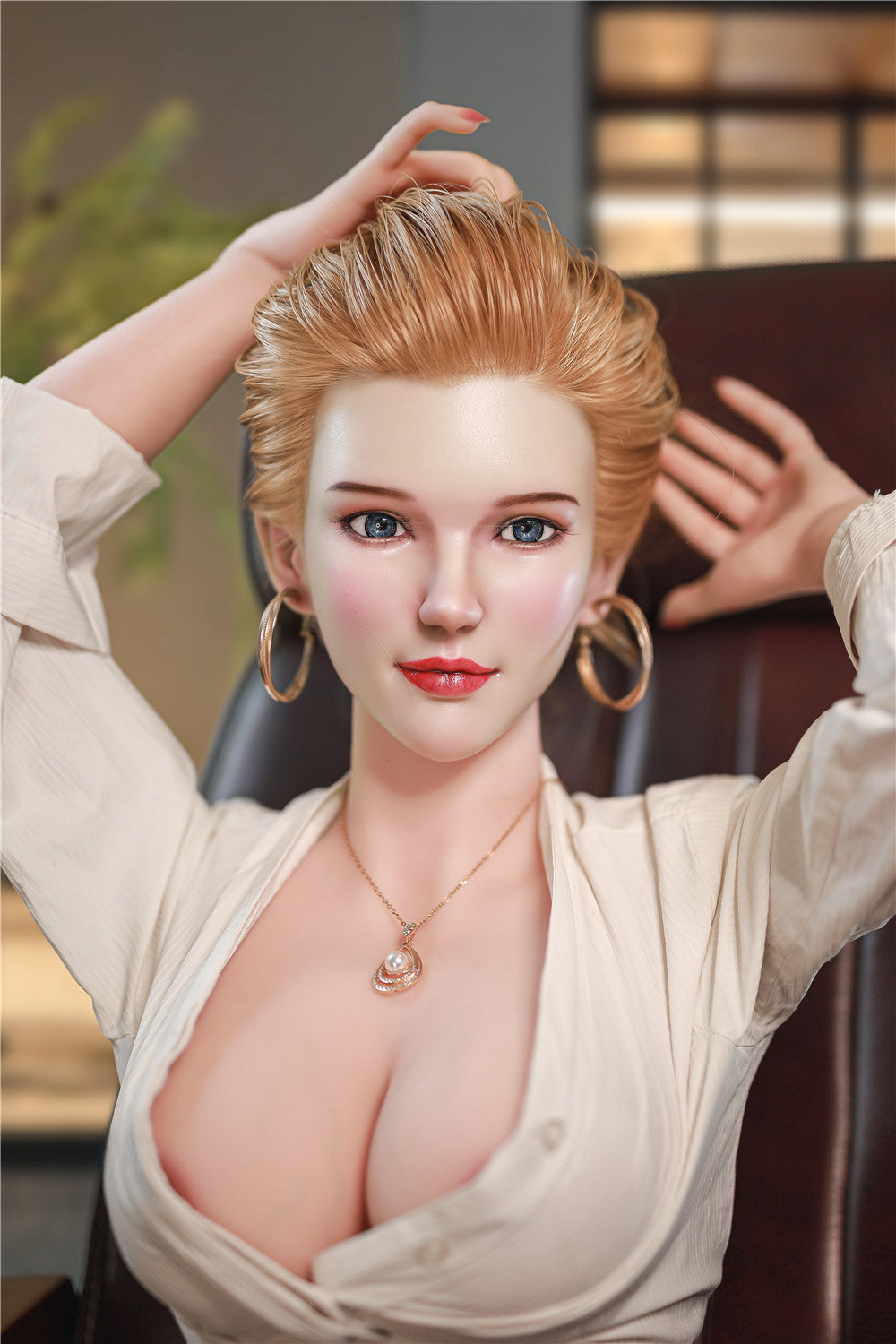 Marilyn (Silicone Head): JYDoll White Sex Doll