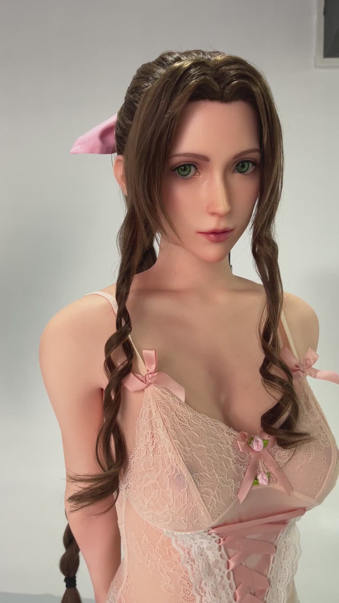 Aerith V2 (Full Silicone) : Game Lady Asian Sex Doll(Lady-4)