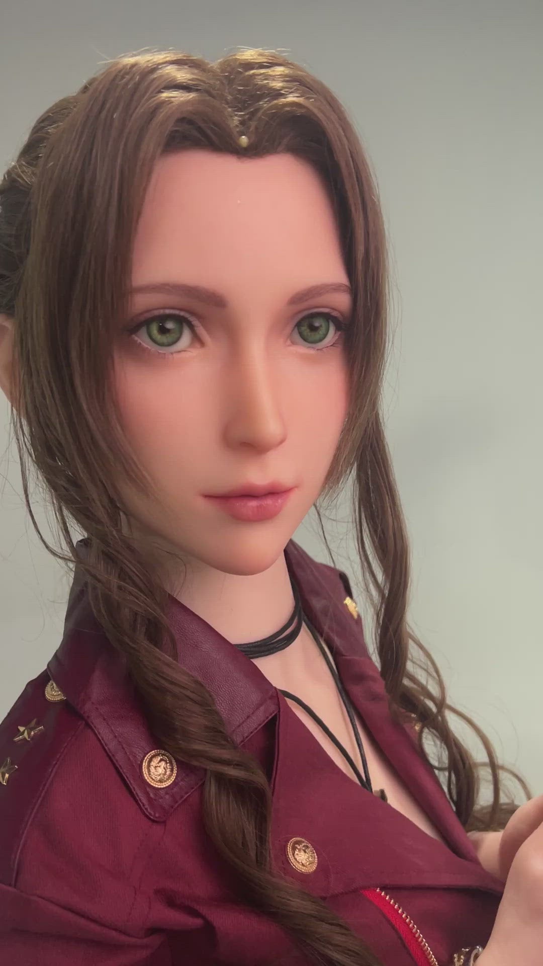 Aerith V1 (Full Silicone) : Poupée sexuelle asiatique Game Lady (Lady-4)