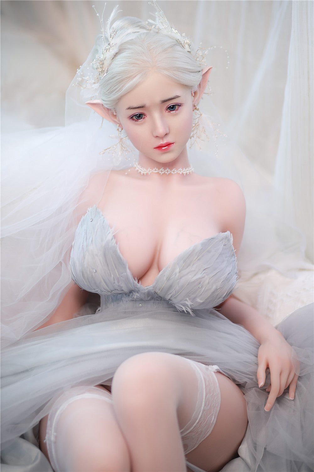 JingYa (tête en silicone) : poupée sexuelle asiatique JYDoll