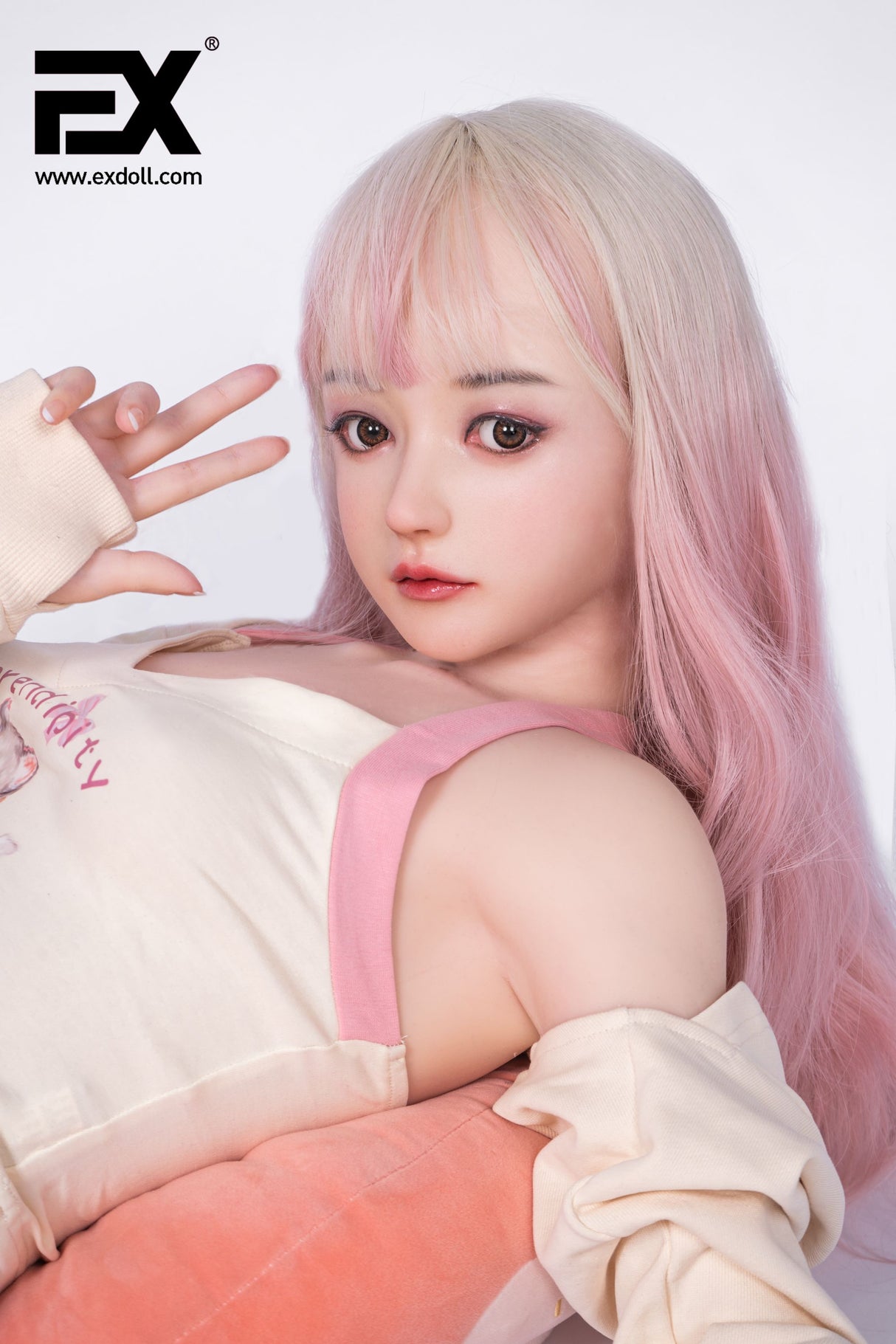 Ruby - Pink Summer (Full Silicone): EX Doll Asian Sex Doll