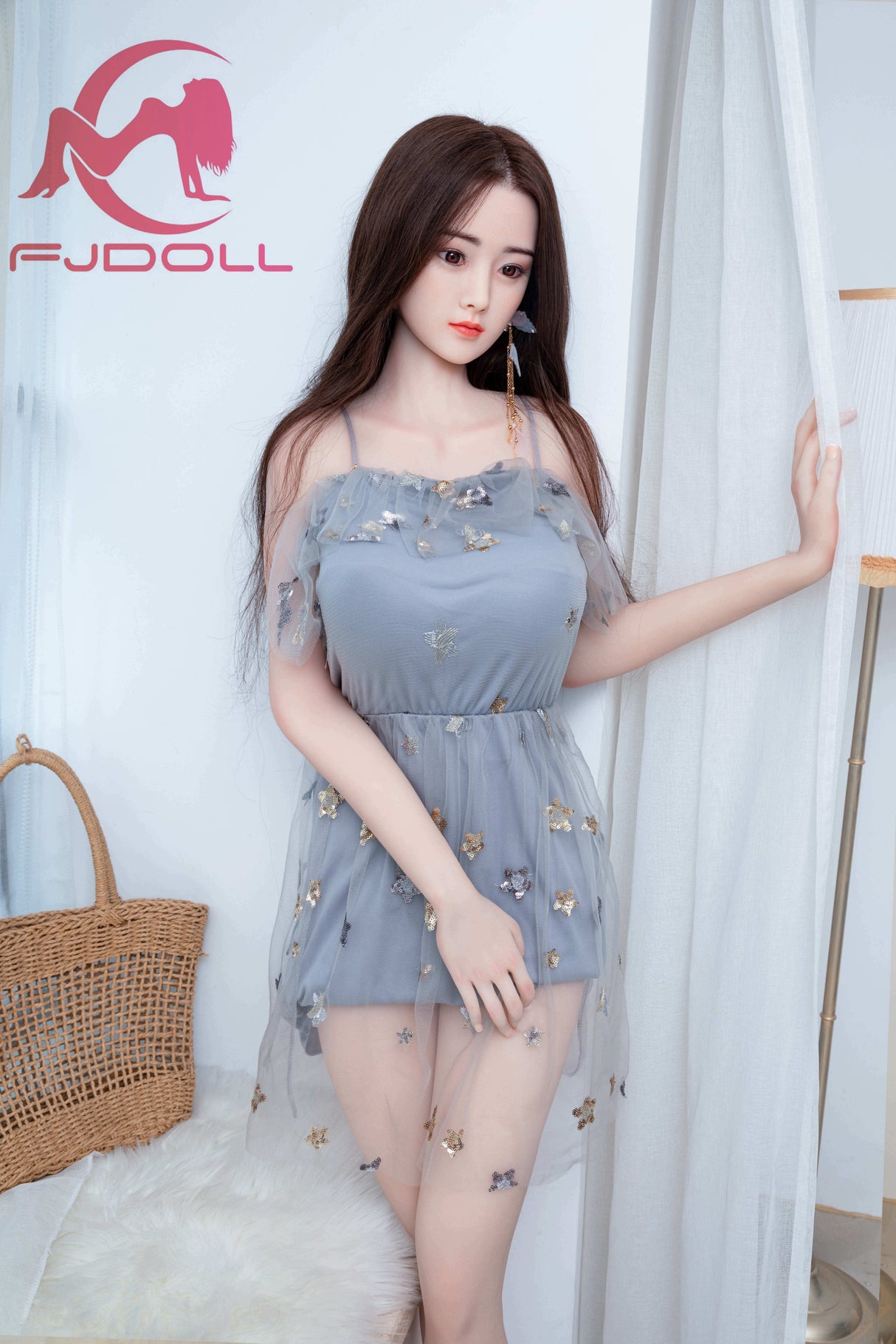 Ella (tête en silicone) : poupée sexuelle asiatique FJ Doll