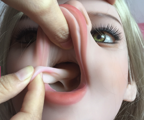 HRDOLL Built-In Tongue (Not to Be Sold Without Sex Doll)