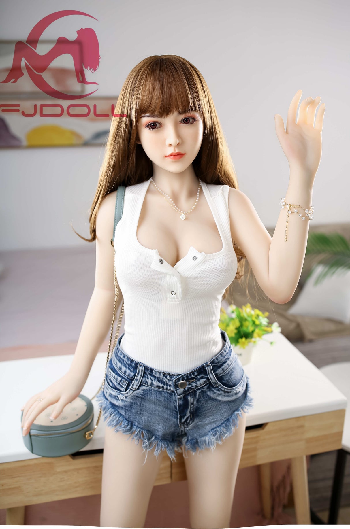 Haruko (tête en silicone) : poupée sexuelle asiatique FJ Doll