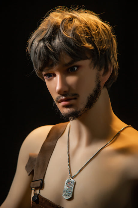 Zhou (Silicone Head): Qita Doll Asian Male Sex Doll