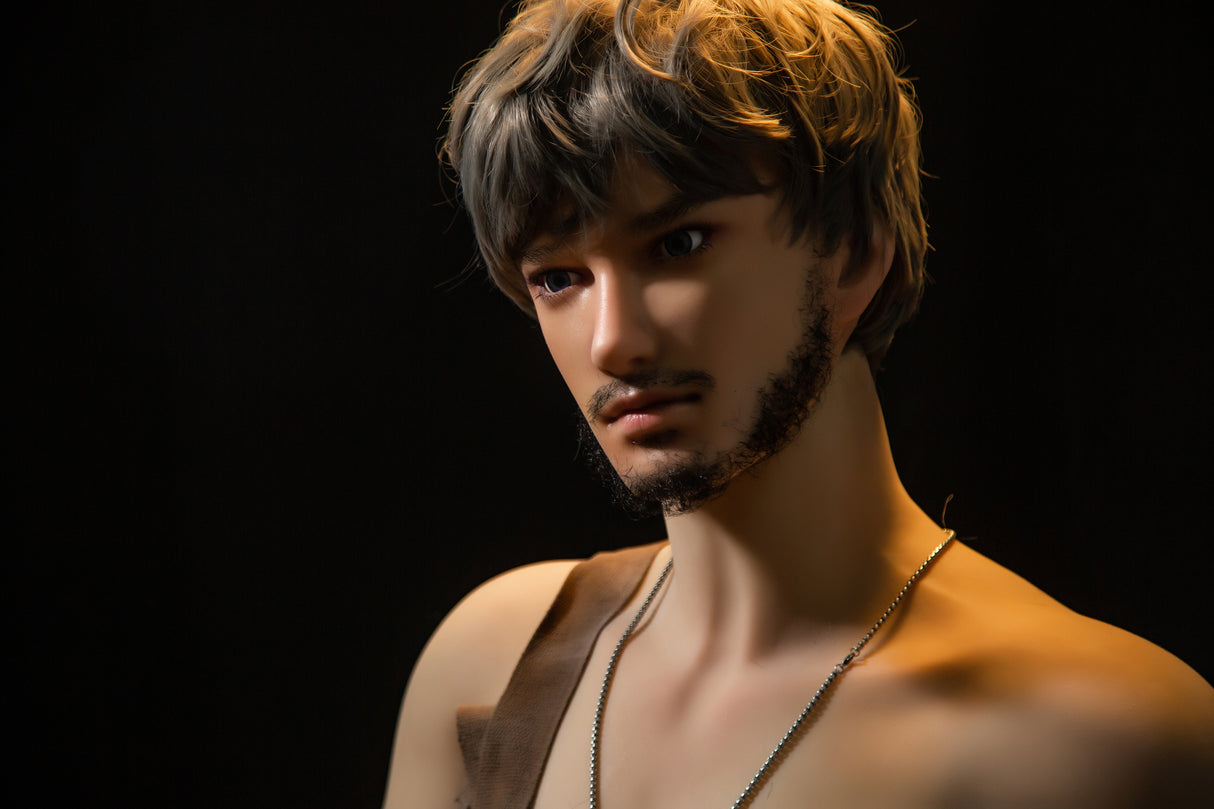 Zhou (Silicone Head): Qita Doll Asian Male Sex Doll