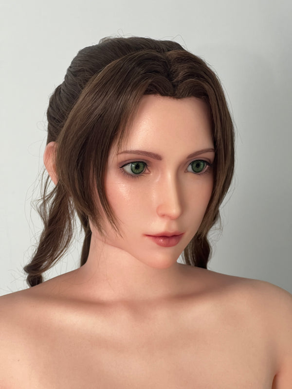 Aerith V2 (Vollsilikon): Asiatische Sexpuppe für Spieldamen (Lady-4)