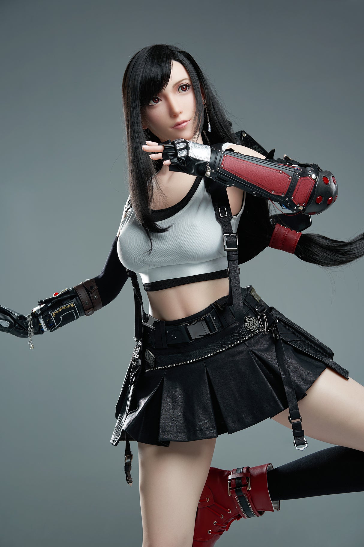 Tifa V3(Full Silicone): Game Lady Asian Sex Doll(Lady-3)